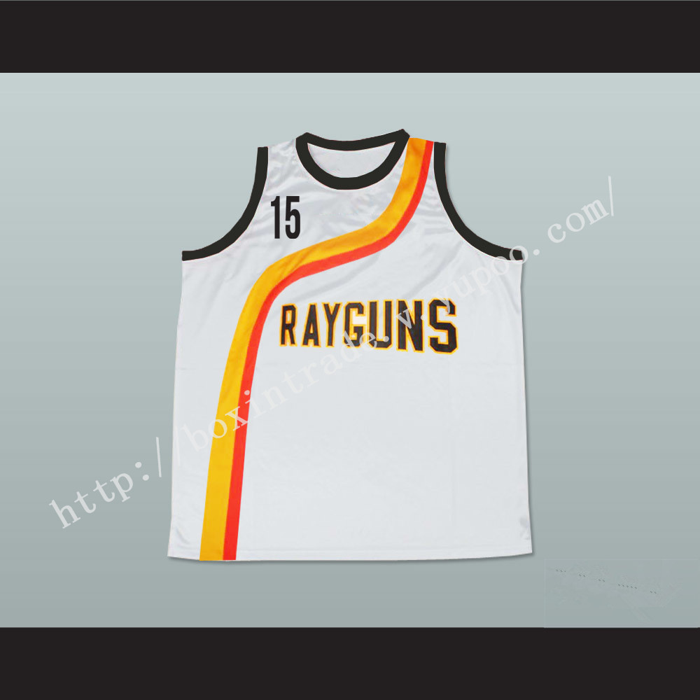 Vince Carter 15 Roswell Rayguns White Basketball Jersey