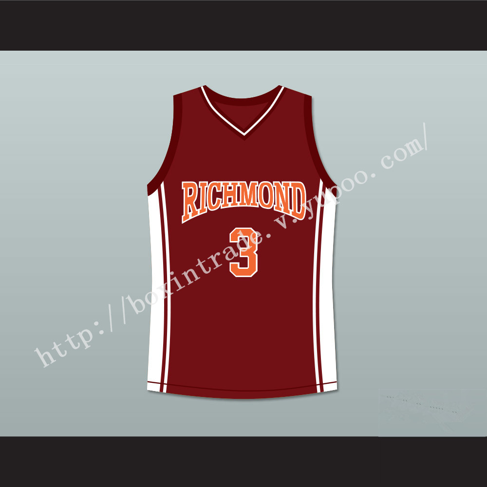 Antwon Tanner Jaron 'Worm' Willis 3 Richmond Oilers Home Basketball Jersey Coach Carter