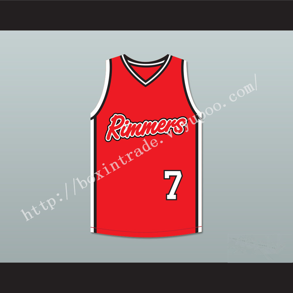 Grove Street Families 7 Los Santos Rimmers Red Basketball Jersey