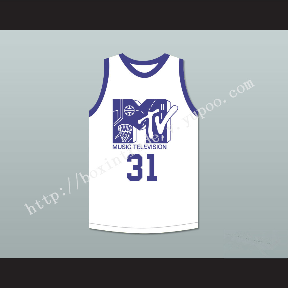 Kurt Rambis 31 Basketball Jersey First Annual Rock N' Jock B-Ball Jam 1991