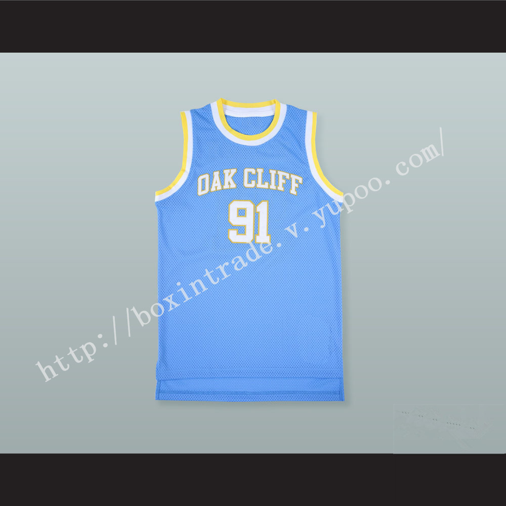 Dennis Rodman 91 South Oak Cliff High School Basketball Jersey