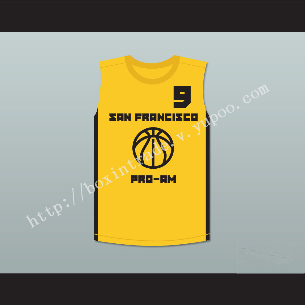 Stephen Curry 9 San Francisco Pro-Am Basketball Jersey