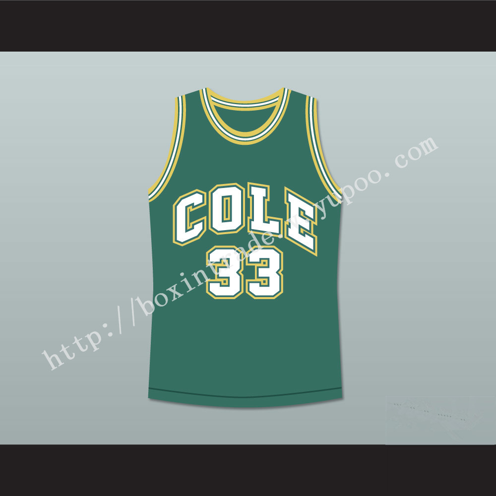 Shaquille O'Neal 33 Robert G. Cole High School Basketball Jersey Stitch Sewn