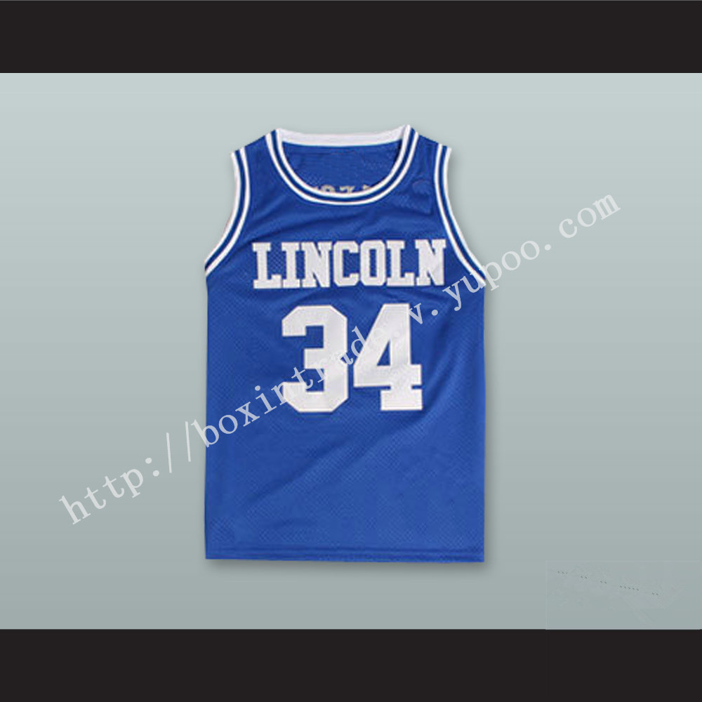 Jesus Shuttlesworth Blue Lincoln High School Basketball Jersey He Got Game