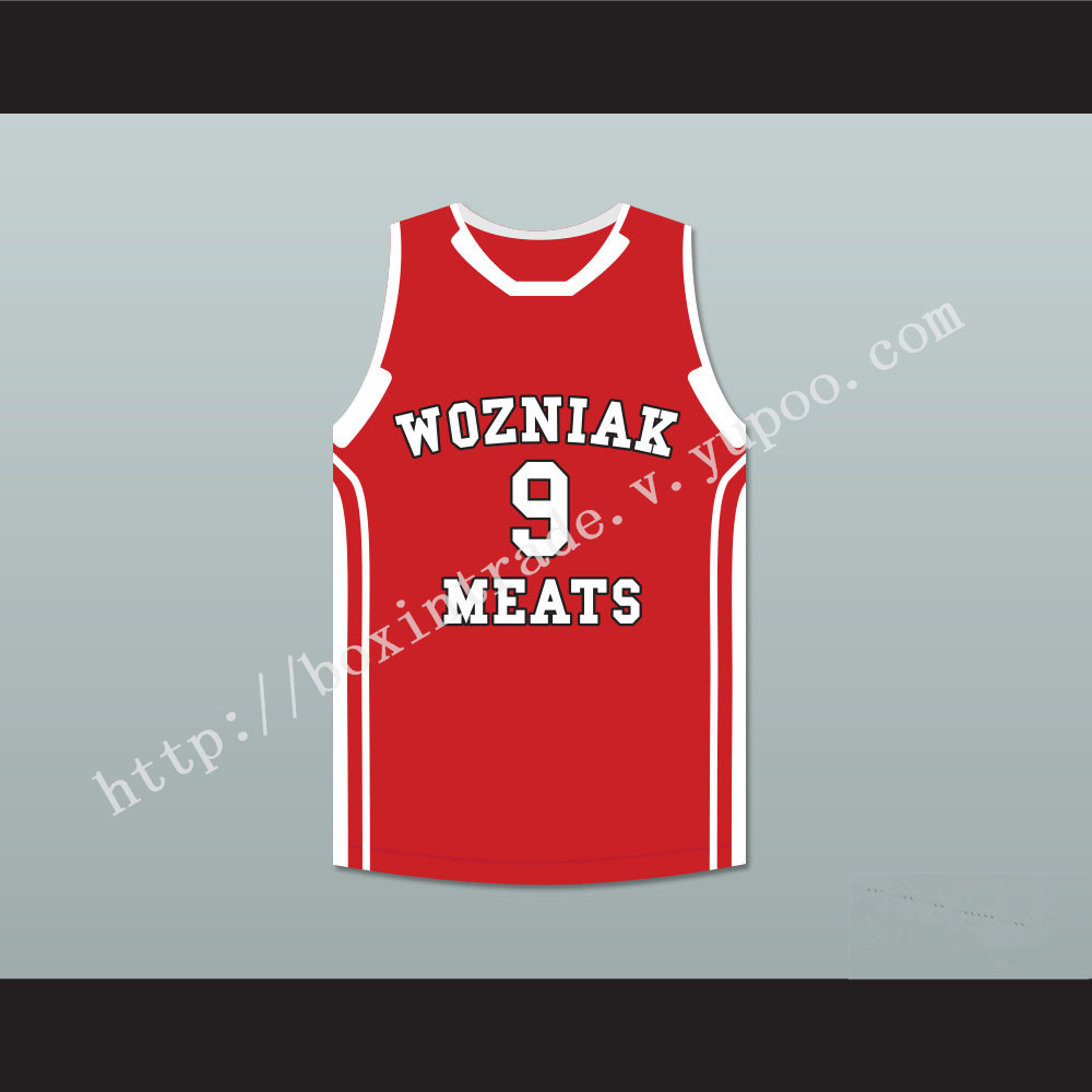 Vince Vaughn Starbuck 9 Wozniak Meats Basketball Jersey Delivery Man