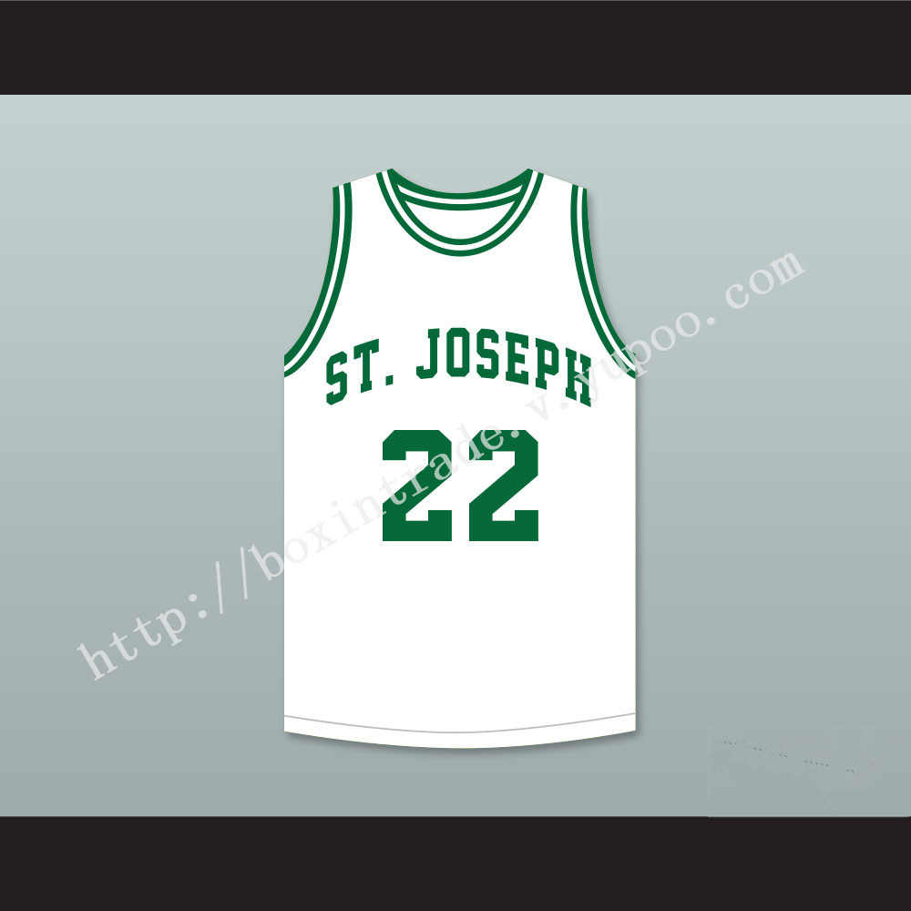 Butch McRae 22 St Joseph High School Basketball Jersey Blue Chips