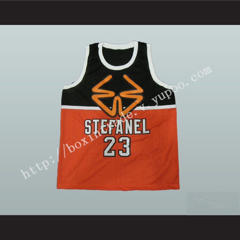 1985 Stefanel Trieste Michael Jordan Exhibition Game Basketball Jersey Alternate Style