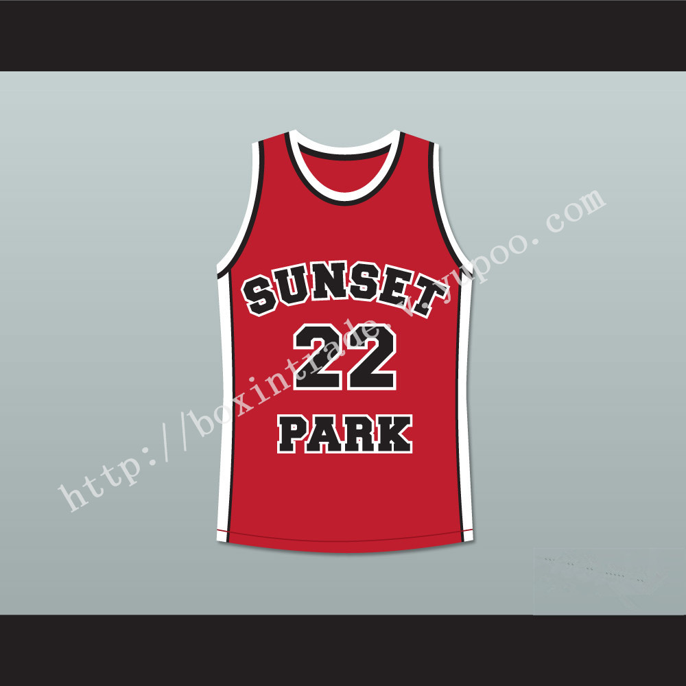 Antwon Tanner Drano 22 Sunset Park Basketball Jersey Stitch Sewn