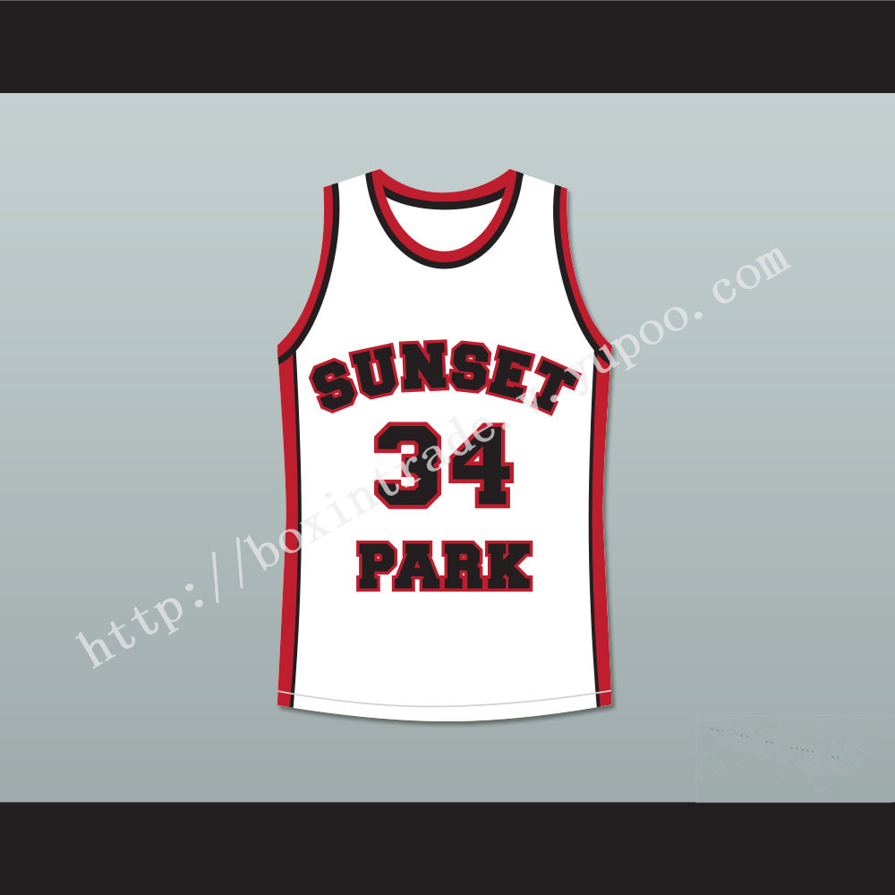 Guy Torry Boo Man 34 Sunset Park White Basketball Jersey