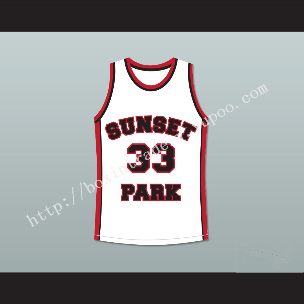 Talent Harris Butter 33 Sunset Park White Basketball Jersey