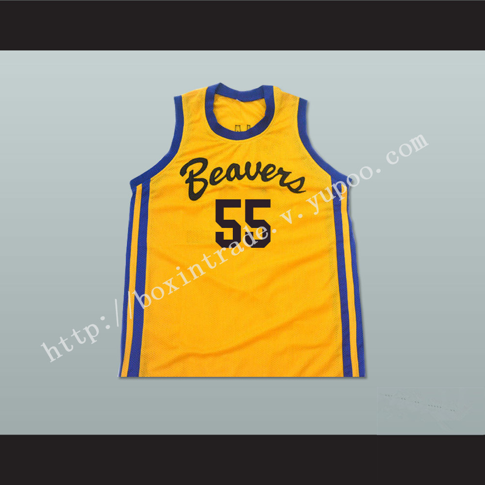 Mark Holton Chubby 55 Beacon Beavers Basketball Jersey