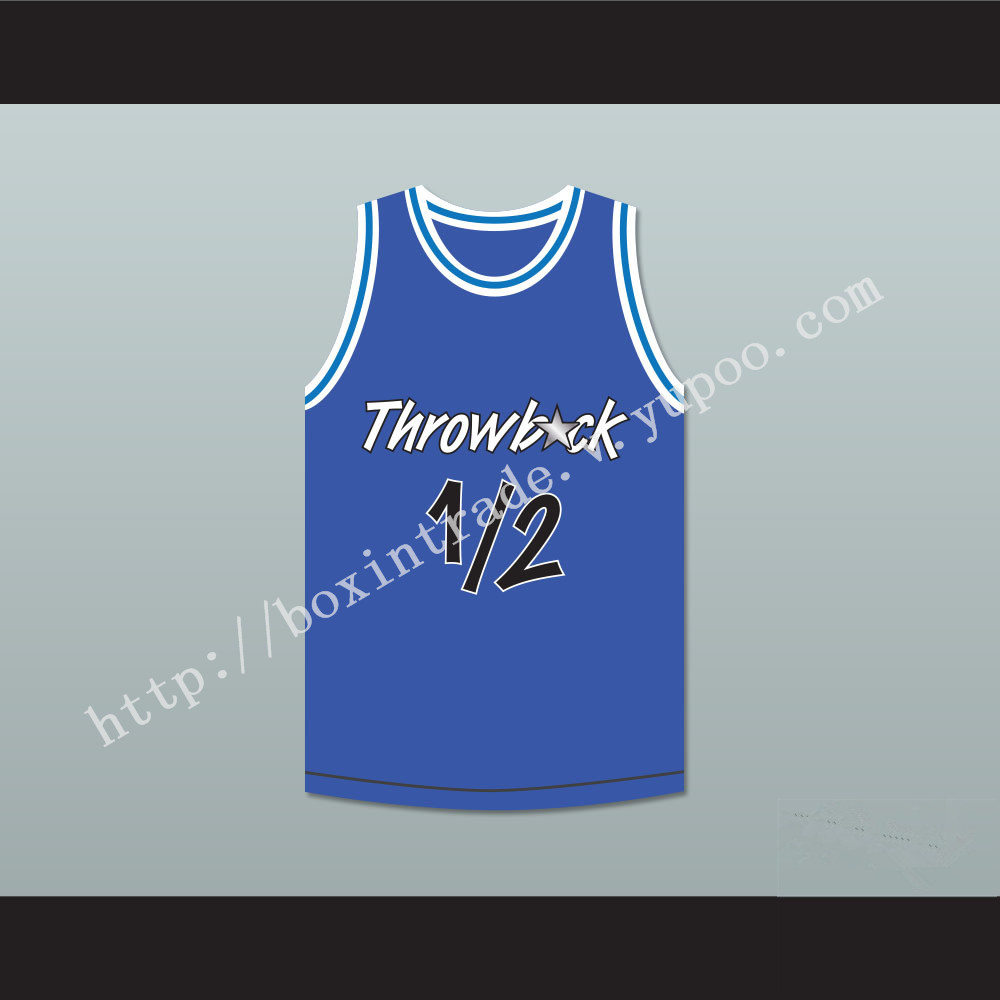 Anfernee Penny Hardaway Lil Penny 1/2 Throwback Blue Basketball Jersey