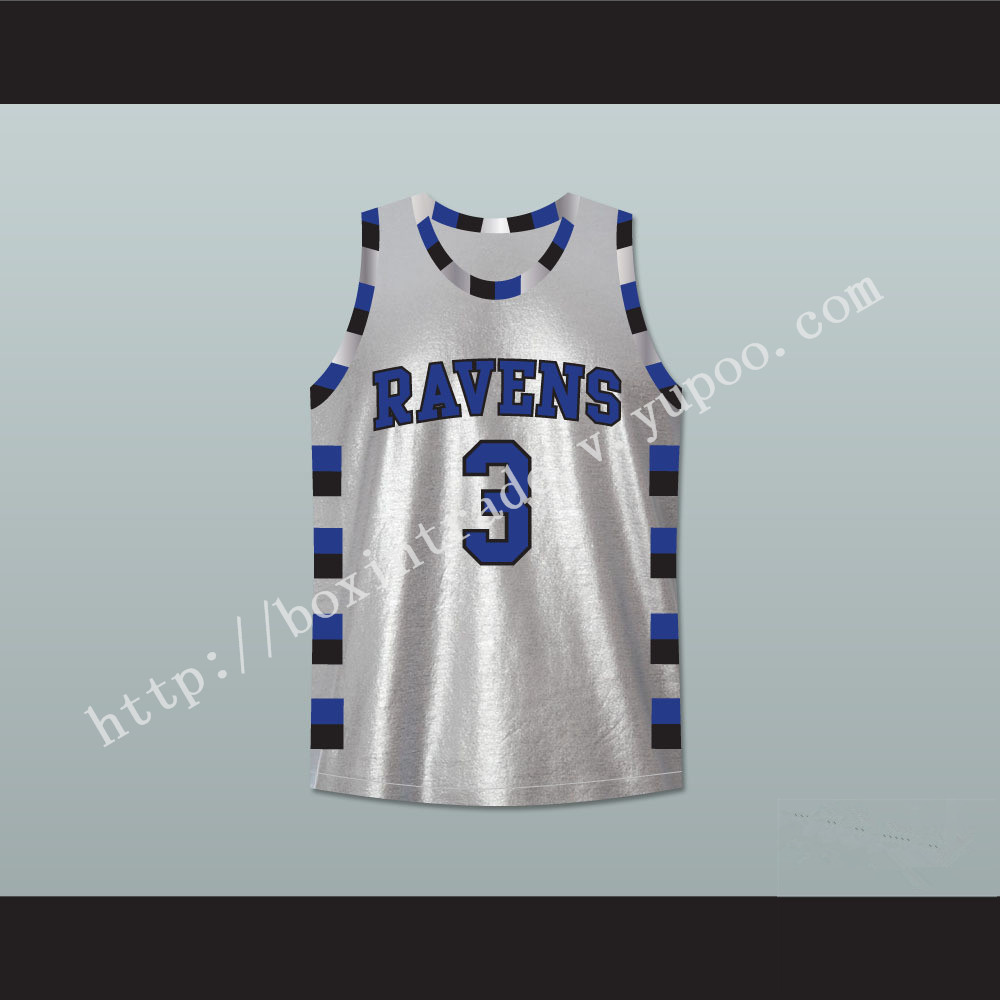 Lucas Scott One Tree Hill Ravens Silver Basketball Jersey Any Number or Player