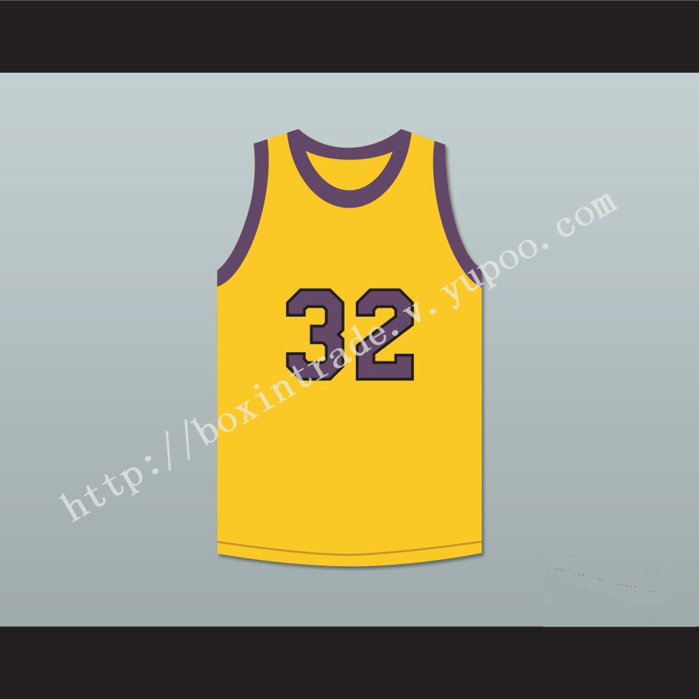 Tommy Strawn 32 Yellow Basketball Jersey Martin