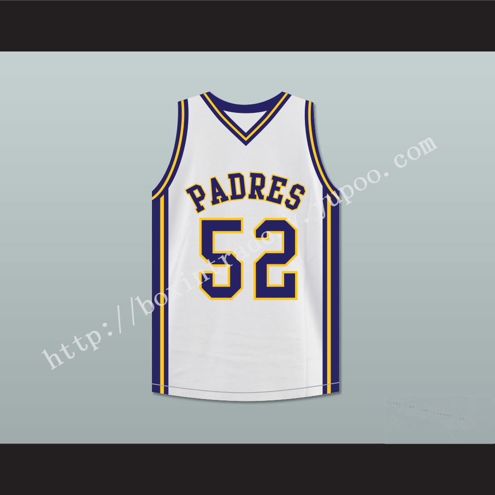 Tom Brady 52 Junipero Serra High School Padres Basketball Jersey