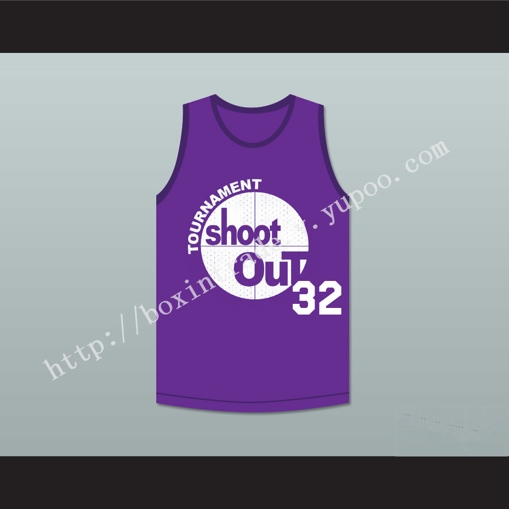 Purple Tournament Shoot Out Basketball Jersey Above The Rim