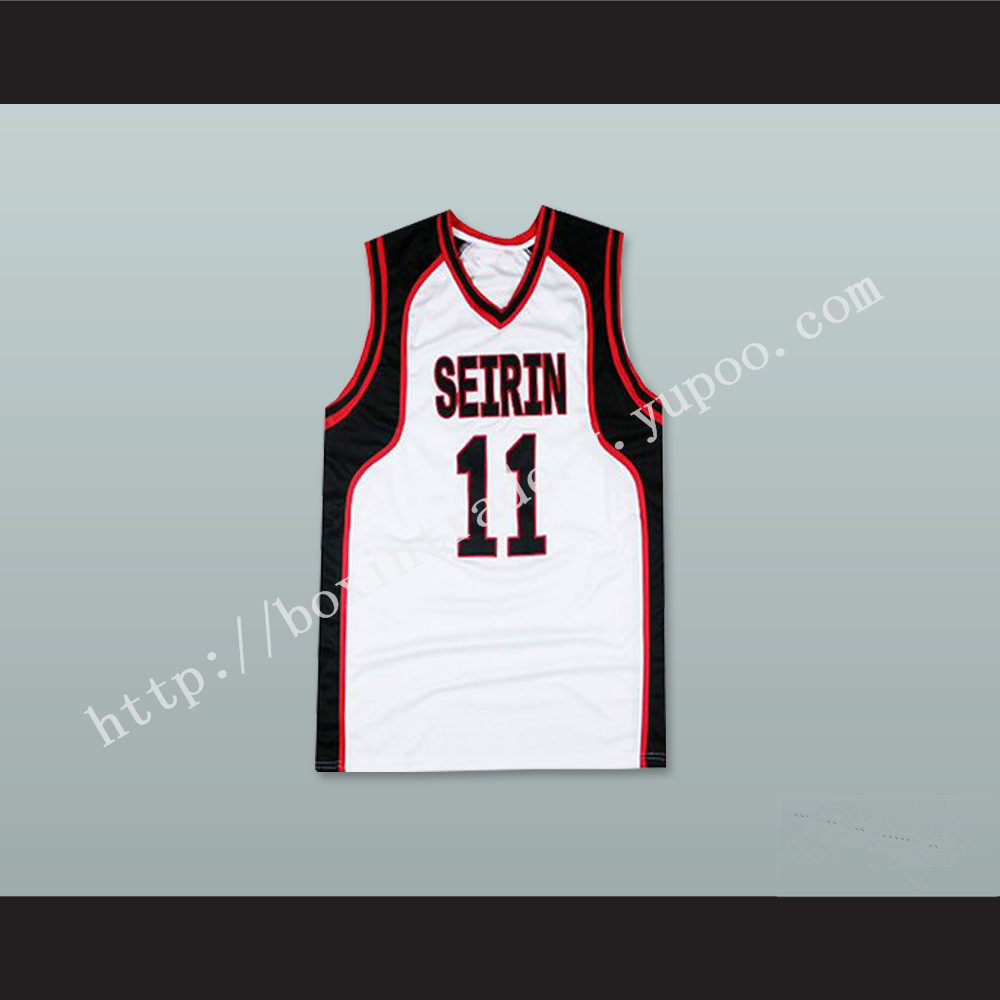 Tetsuya Kuroko 11 Seirin High School Basketball Jersey Cosplay