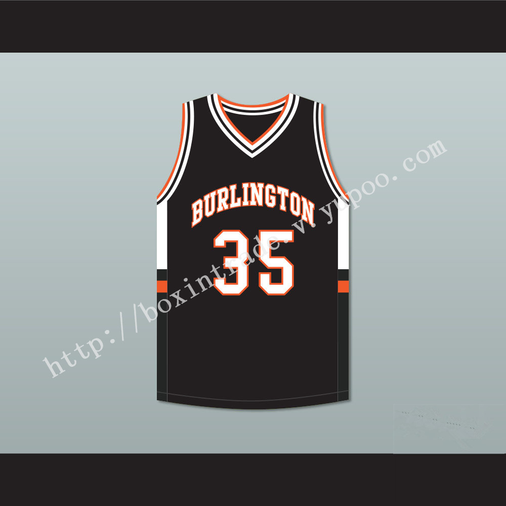 Tony Romo 35 Burlington High School Demons Black Basketball Jersey