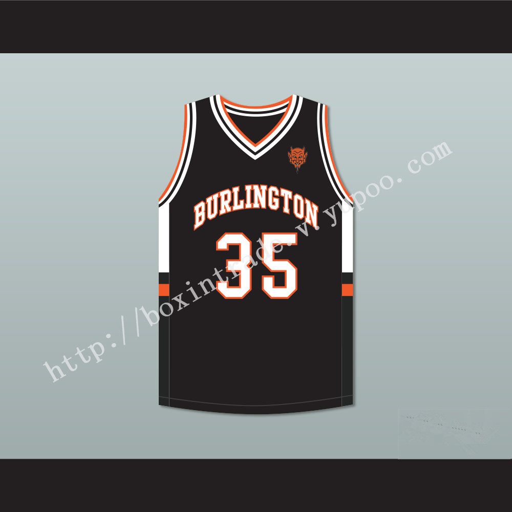 Tony Romo 35 Burlington High School Black Basketball Jersey with Patch