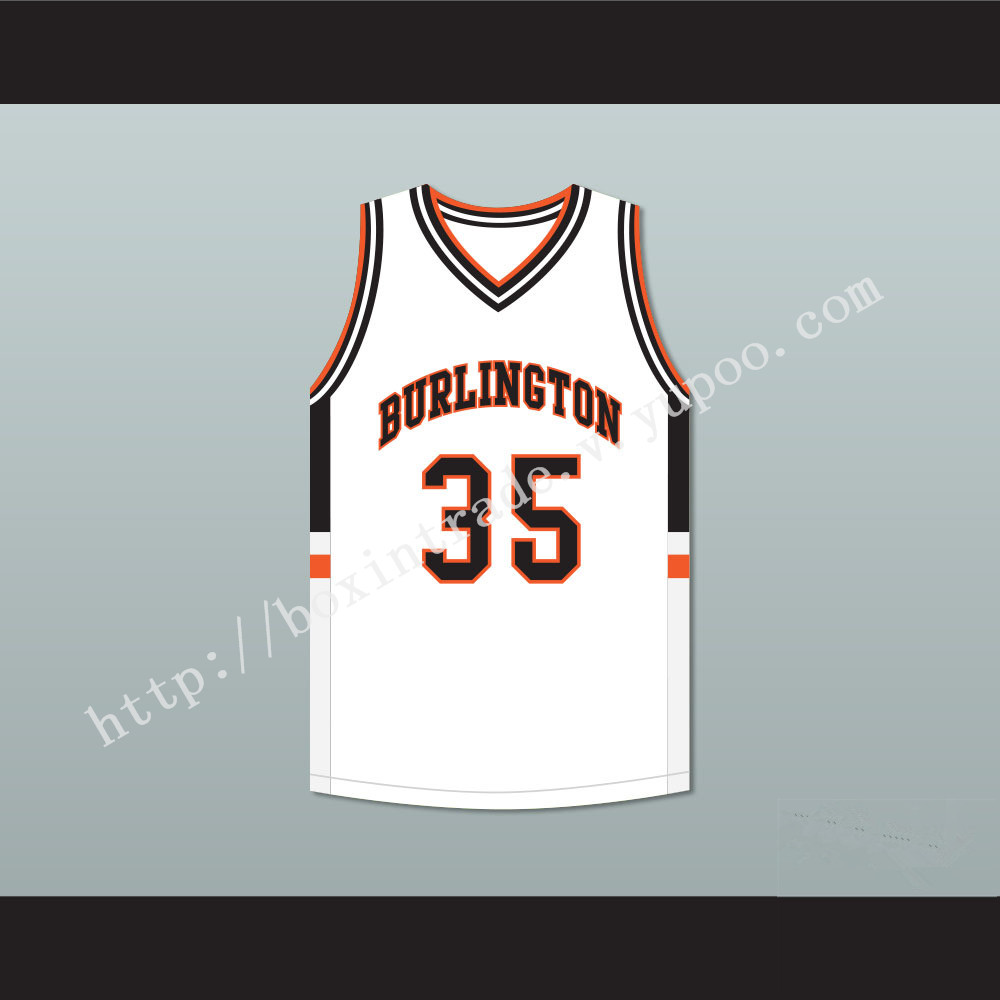 Tony Romo 35 Burlington High School Demons White Basketball Jersey