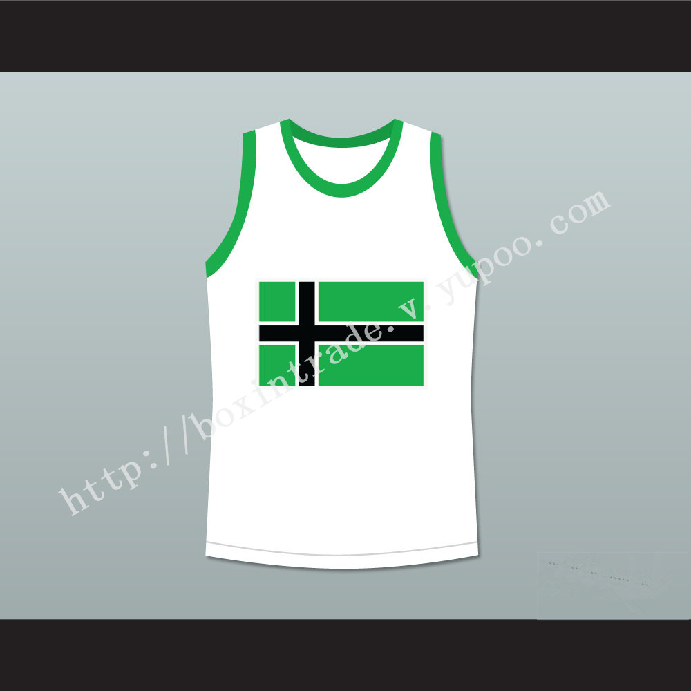 Type 0 Negative Vinnland Basketball Jersey White Stitch Sewn