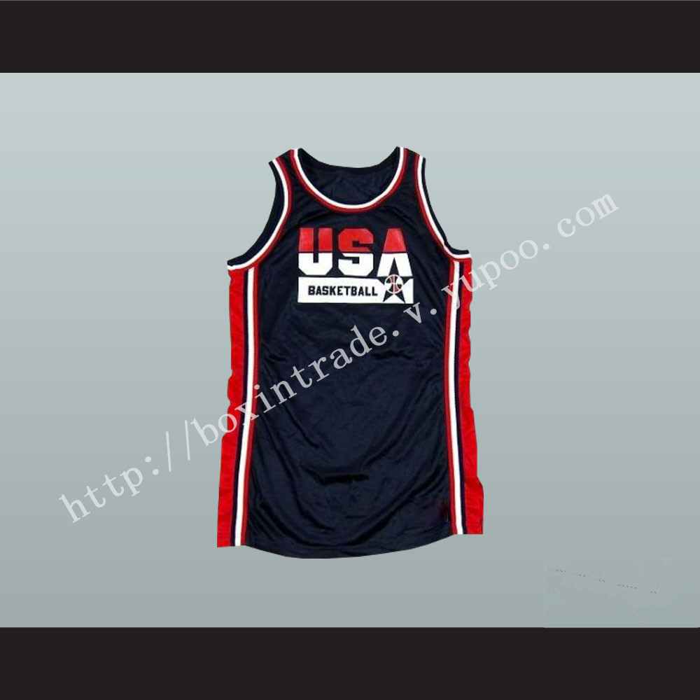 USA Team Away Basketball Jersey Custom Name and Number