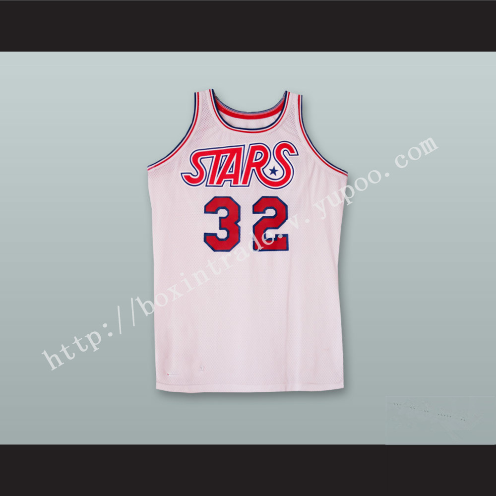 Utah Randy Denton 32 White Basketball Jersey Stitch Sewn