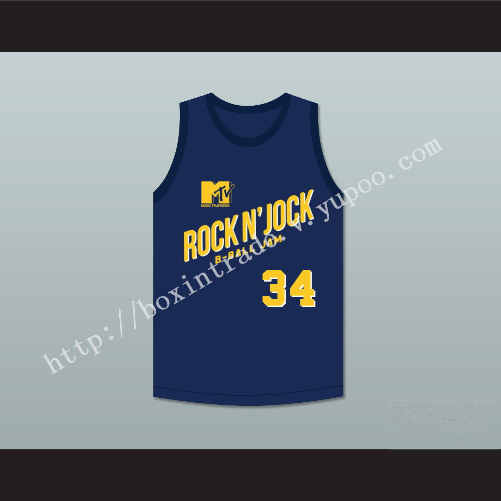 Jeff Ament 34 Violators Basketball Jersey Second Annual Rock N' Jock B-Ball Jam 1992