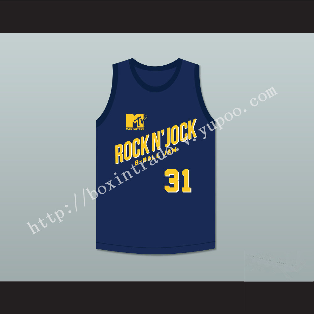 Reggie Miller 31 Violators Basketball Jersey Second Annual Rock N' Jock B-Ball Jam 1992