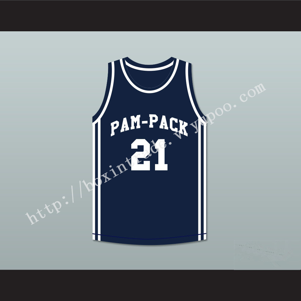 Dominique Wilkins 21 Washington High School Pam-Pack Basketball Jersey