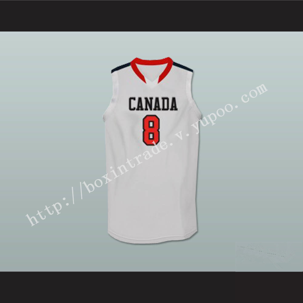 Andrew Wiggins Canada White Basketball Jersey