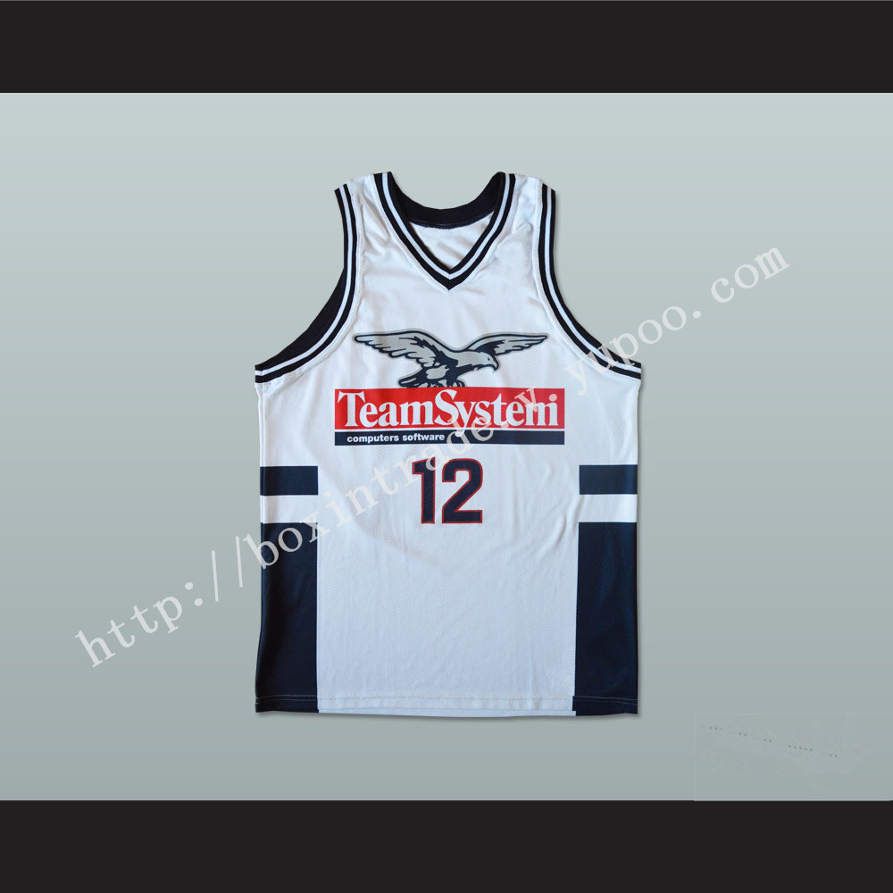 Dominique Wilkins 12 Team System Computers Software Basketball Jersey