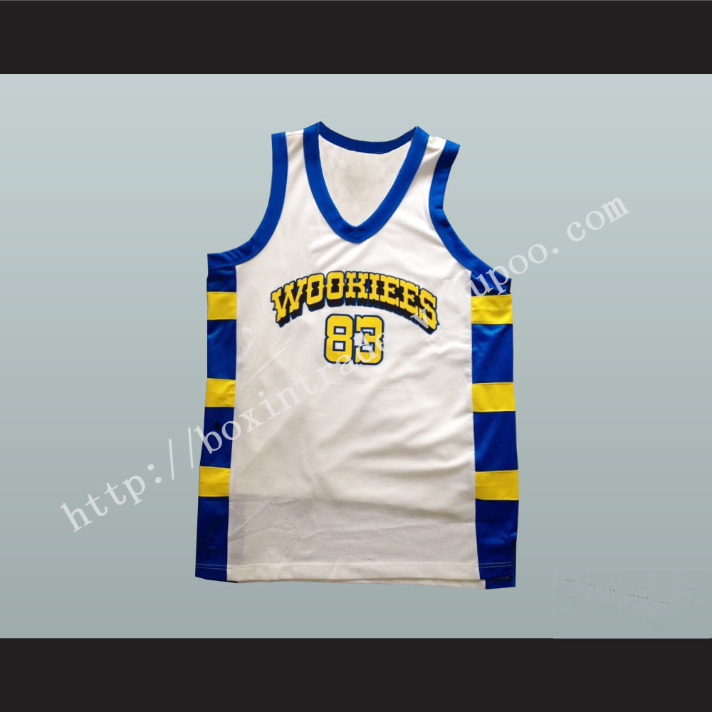 Chewie 83 Wookiees White Basketball Jersey