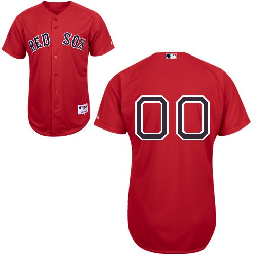 Boston Red Sox Alt Custom Big And Tall Jersey - Scarlet Red