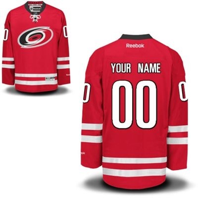 Carolina Hurricanes Home Big And Tall Custom Jersey - Red