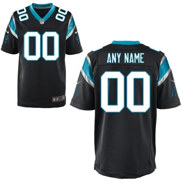 Carolina Panthers Custom Big And Tall Jersey - Black