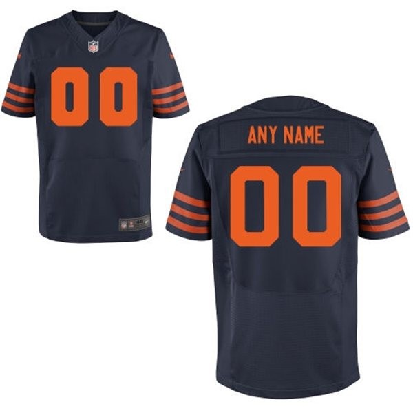 Chicago Bears Custom Throwback Big And Tall Jersey - Blue