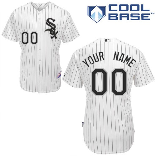 Chicago White Sox Home Custom Big And Tall Jersey - White