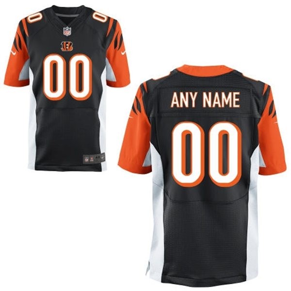 Cincinnati Bengals Custom Big And Tall Jersey - Black