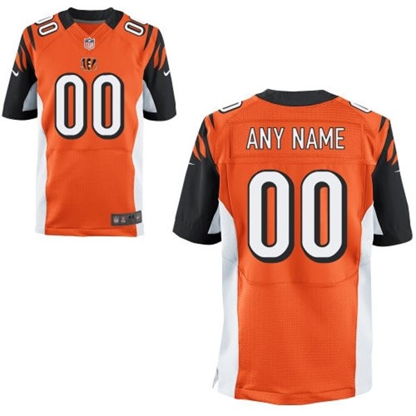 Cincinnati Bengals Custom Big And Tall Jersey - Orange