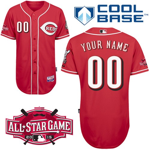 Cincinnati Reds Alt Custom All Star Big And Tall Jersey - Red