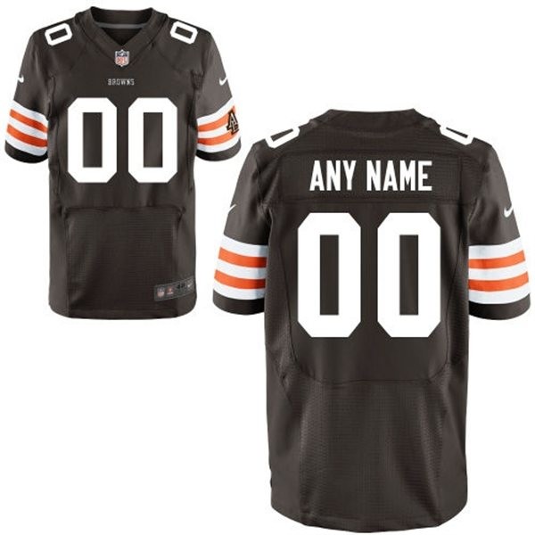 Cleveland Browns Custom Big And Tall Jersey - Brown