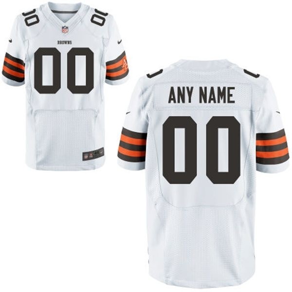 Cleveland Browns Custom Big And Tall Jersey - White