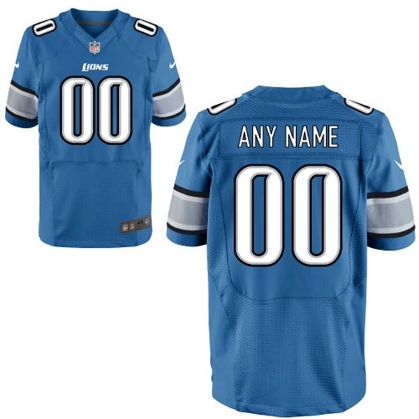 Detroit Lions Custom Big And Tall Jersey - Honolulu Blue