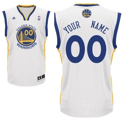 Golden State Warriors Home Custom Big And Tall Jersey - White