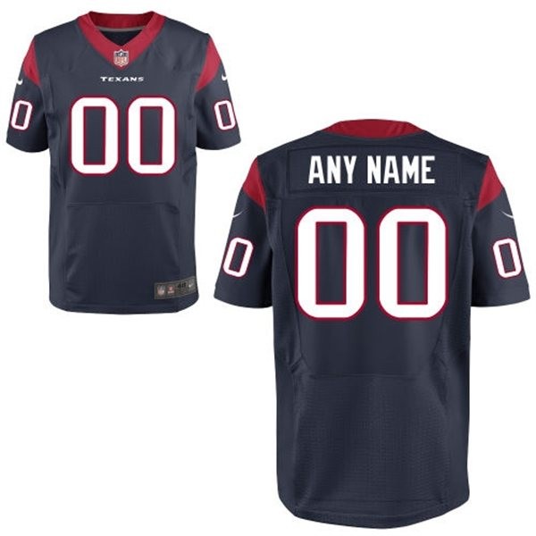 Houston Texans Custom Big And Tall Jersey - Deep Steel Blue