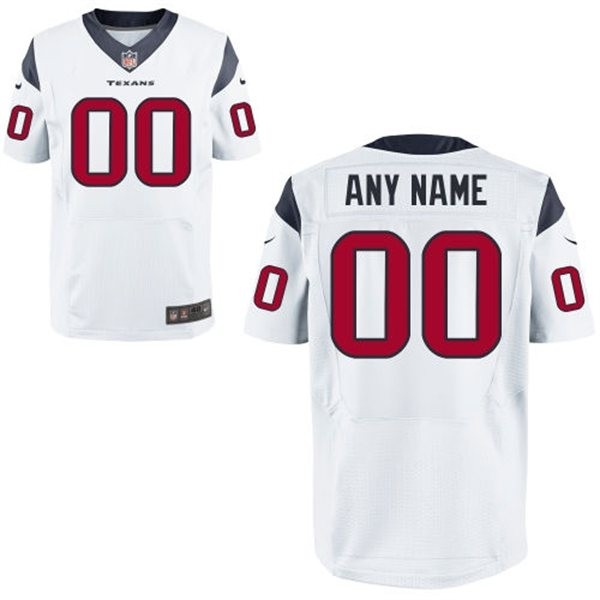 Houston Texans Custom Big And Tall Jersey - Liberty White