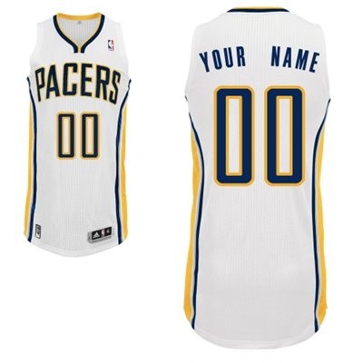 Indiana Pacers Home Custom Big And Tall Jersey - White