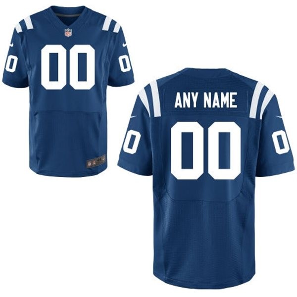 Indianapolis Colts Custom Big And Tall Jersey - Speed Blue