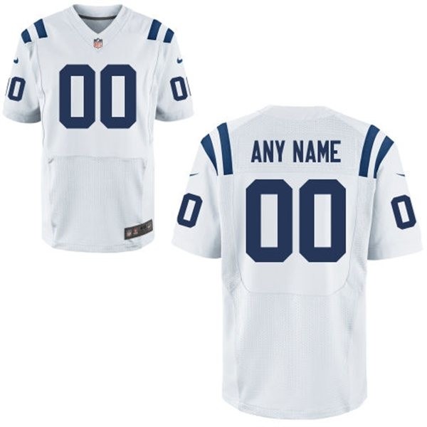 Indianapolis Colts Custom Big And Tall Jersey - White